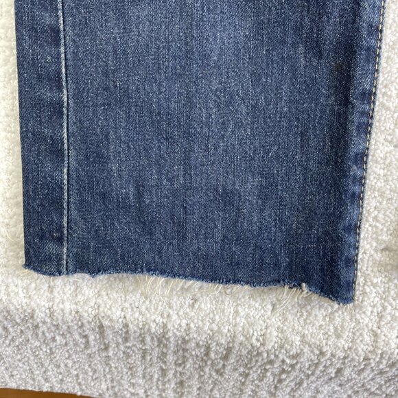 Denim & Supply Ralph Lauren Jeans Blue Distressed Slim Cut Off 34x**30** Read** - Picture 9 of 16
